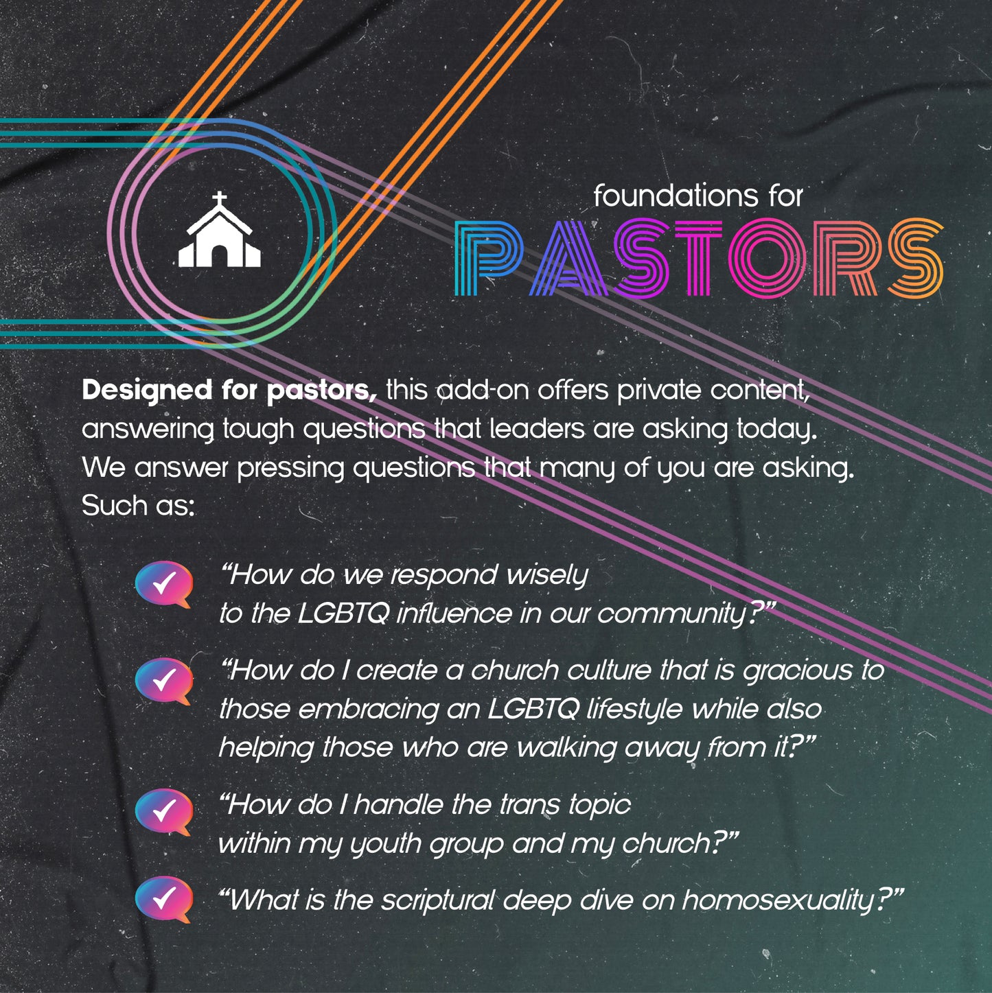 Navigating LGBTQ For Pastors