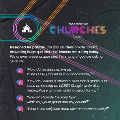 Navigating LGBTQ + Foundations for Churches